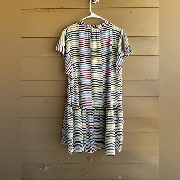 LOFT Stripes Drop Waist Dress - Women's Size Large - Summer 2020 Collection - Picture 5 of 6